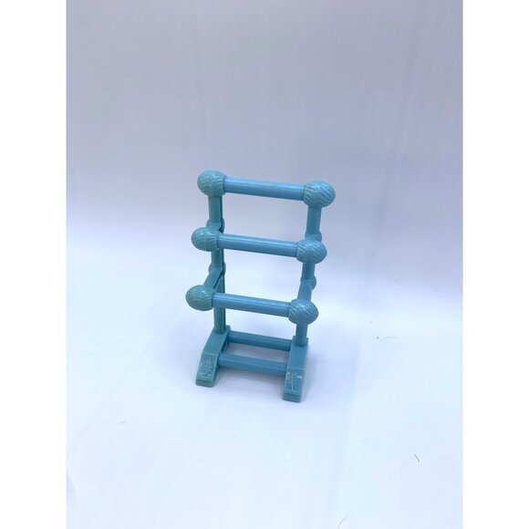 Fisher Price Loving Family Towel Rack Dollhouse Furniture 1993 - Picture 7 of 9